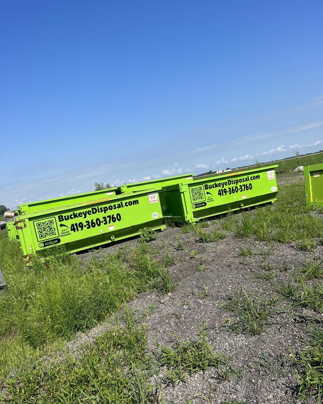 Construction Dumpster Rental in Toledo OH