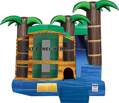 Bounce House With Water Slide For Rent In Chicago